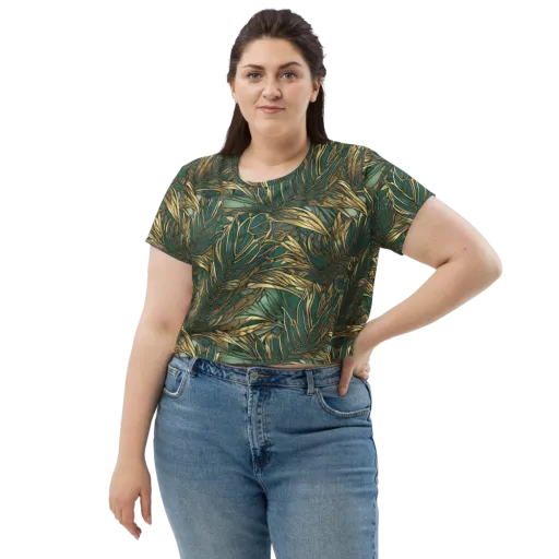 Verdigris Canopy on a Crop Tee