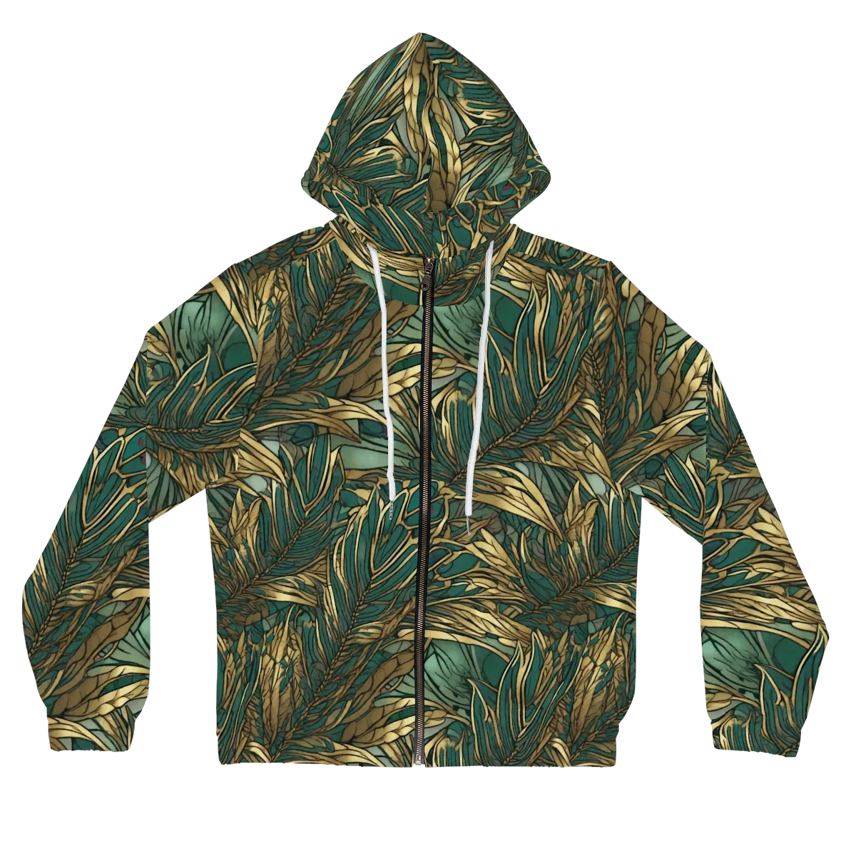 Verdigris Canopy on Women's Full-Zip Hoodie — Front