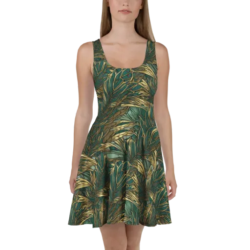 Verdigris Canopy on a Skater Dress