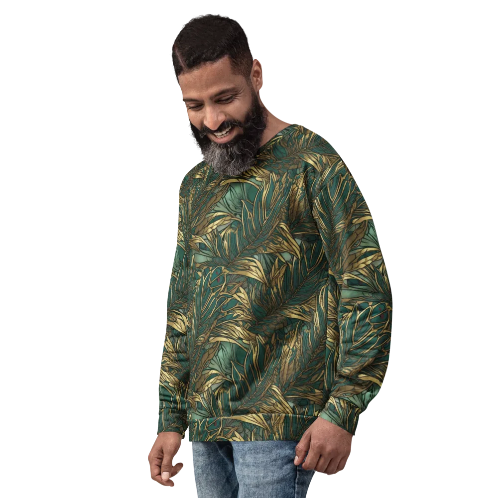 Verdigris Canopy on Sweatshirt — Left Front