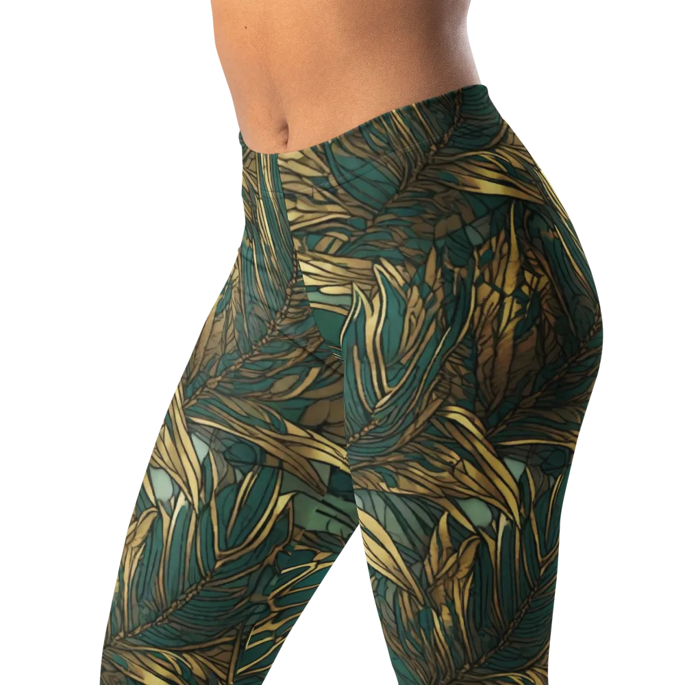 Verdigris Canopy on Leggings — Left Front
