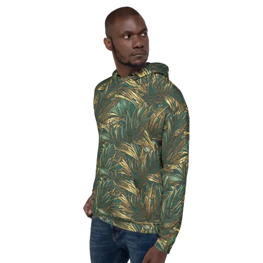 Verdigris Canopy on a Hoodie