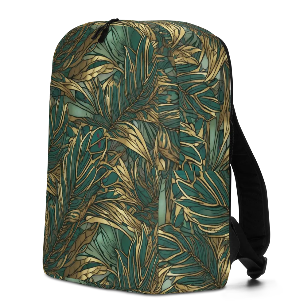 Verdigris Canopy on Minimalist Backpack — Left