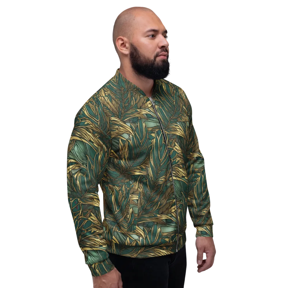 Verdigris Canopy on Bomber Jacket — Right