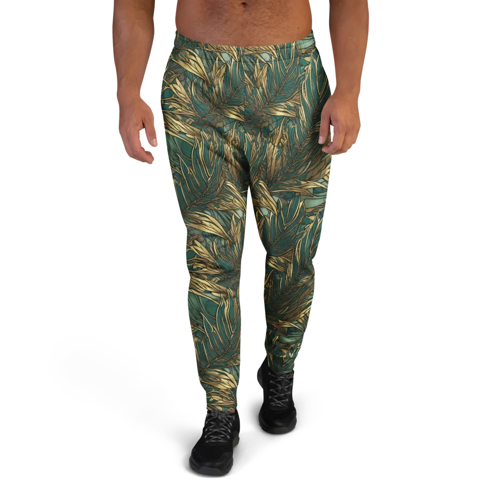 Verdigris Canopy on Men's Joggers — Front