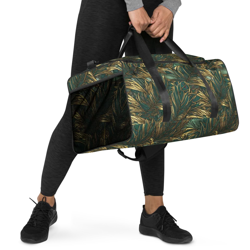 Verdigris Canopy on Duffle Bag — Right Front