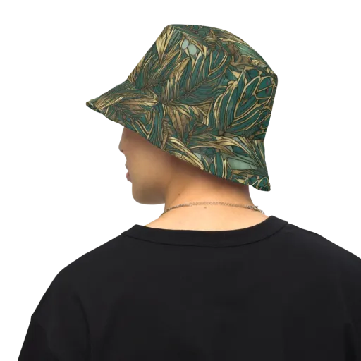 Verdigris Canopy on a Reversible Bucket Hat