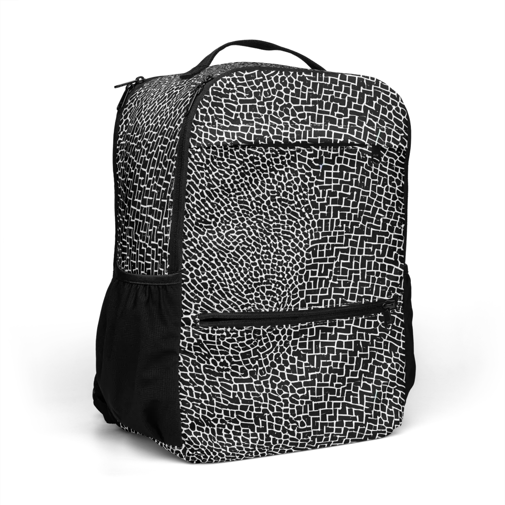 Obsidian Mosaic on Utility Backpack — Right Front