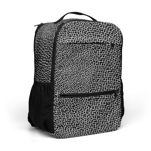 Obsidian Mosaic on a Utility Backpack