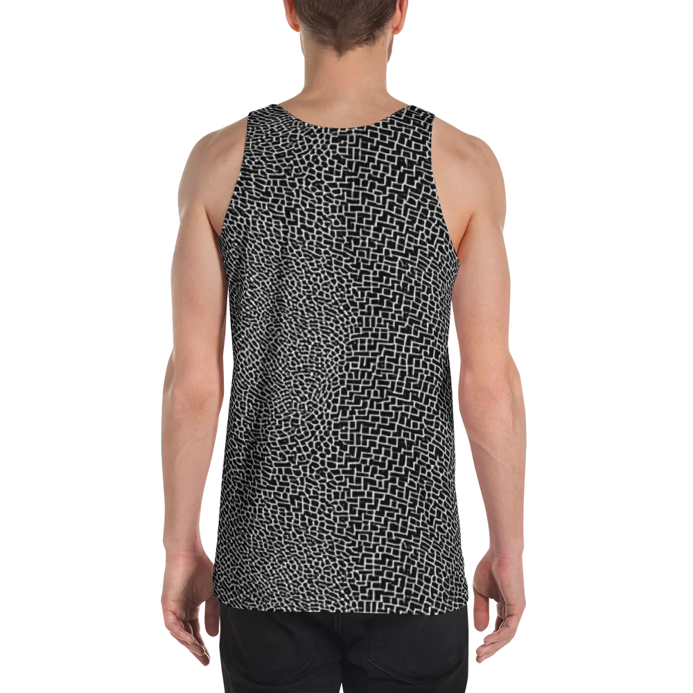 Obsidian Mosaic on Men's Tank Top — Back