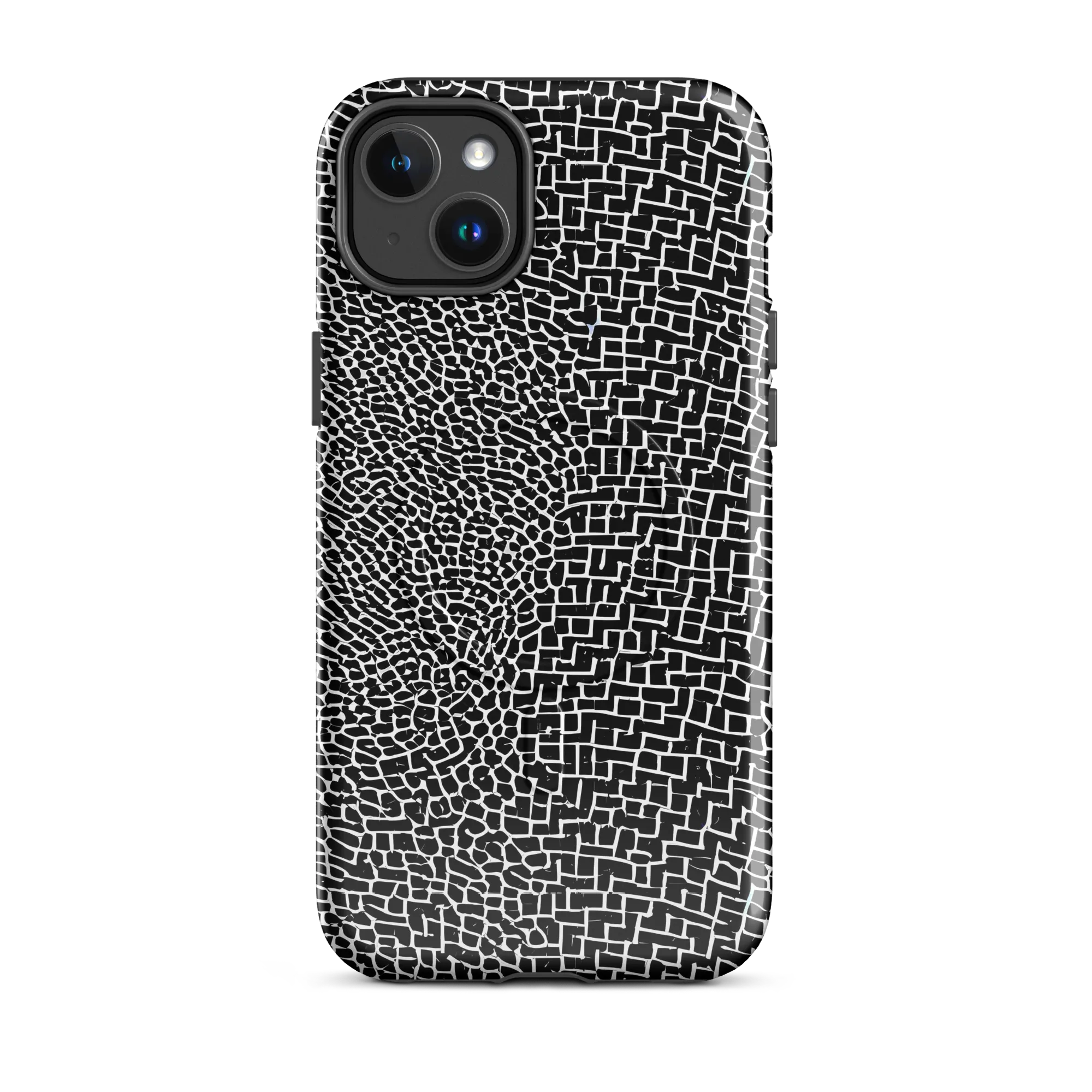 Obsidian Mosaic on MagSafe Tough Case for iPhone® — Front
