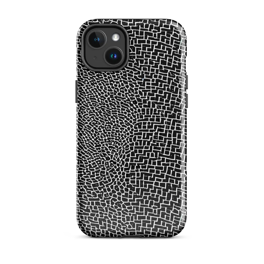Obsidian Mosaic on MagSafe Tough Case for iPhone® — Front