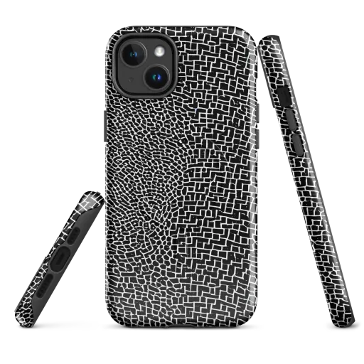 Obsidian Mosaic on a MagSafe Tough Case for iPhone®