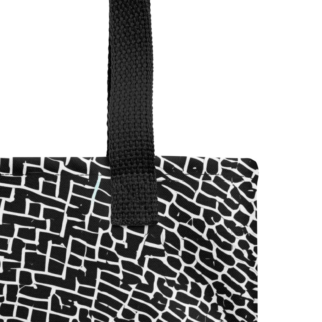 Obsidian Mosaic on Tote Bag — Product details
