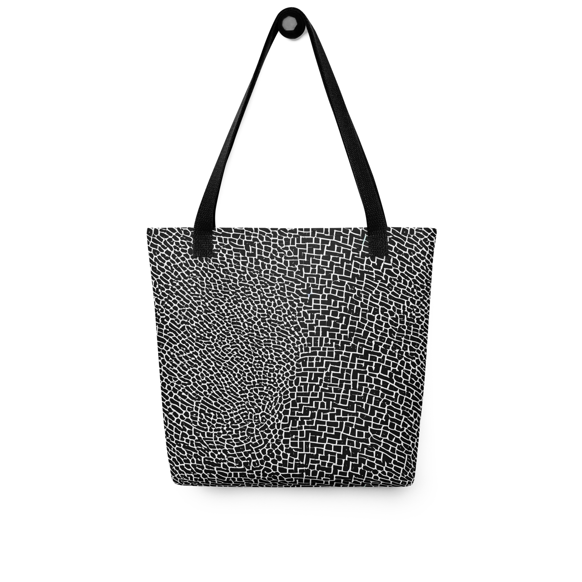 Obsidian Mosaic on Tote Bag — Front