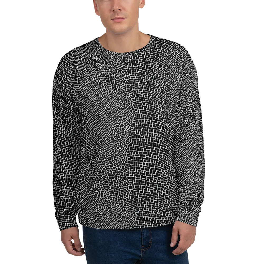 Obsidian Mosaic on Sweatshirt — Front