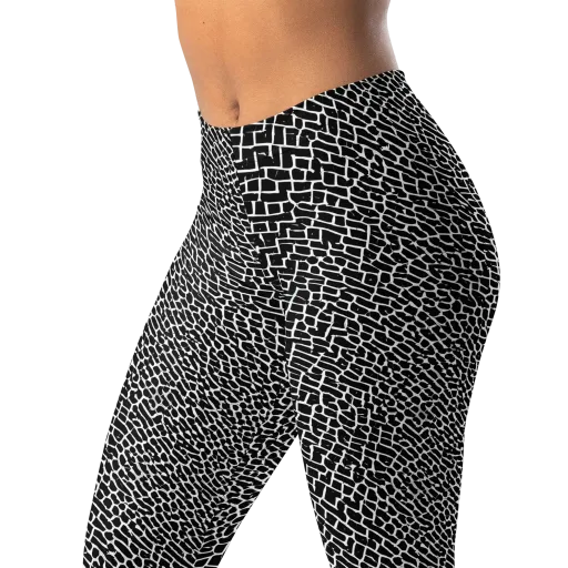 Obsidian Mosaic on a Leggings