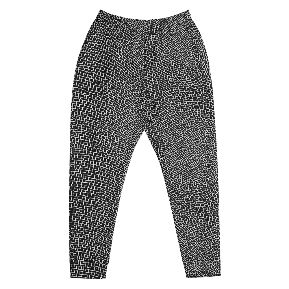 Obsidian Mosaic on Men's Joggers — Front