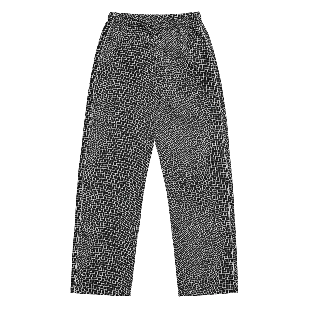 Obsidian Mosaic on Women's Pajama Pants — Front