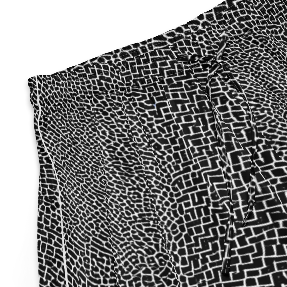 Obsidian Mosaic on Women's Pajama Shorts — Product details