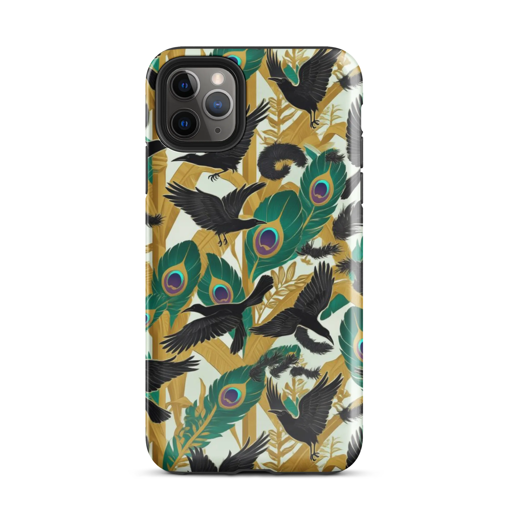Midnight Plumes on Tough Case for iPhone® — Front