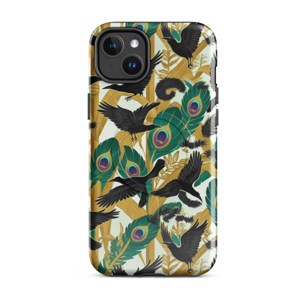Midnight Plumes on MagSafe Tough Case for iPhone® — Front