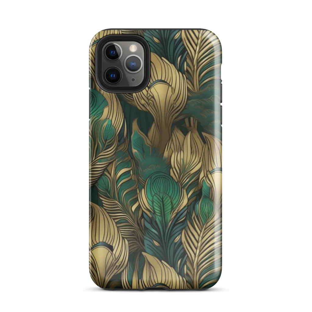 Jade Baroque on Tough Case for iPhone® — Front