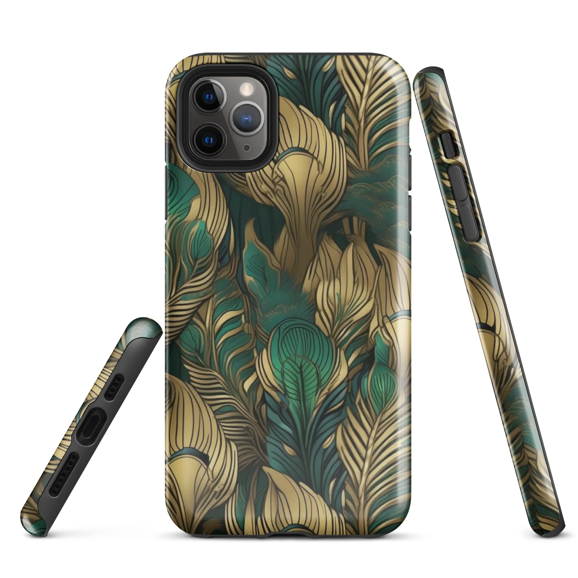 Jade Baroque on Tough Case for iPhone® — Front