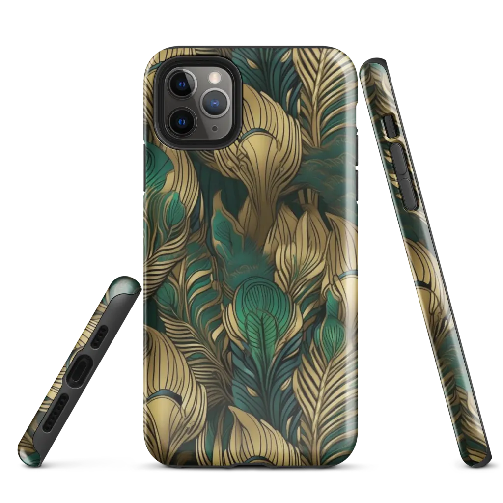 Jade Baroque on Tough Case for iPhone® — Front