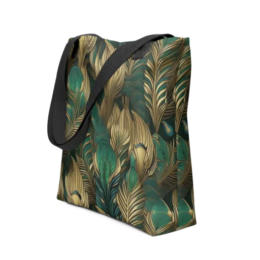 Jade Baroque on a Tote Bag