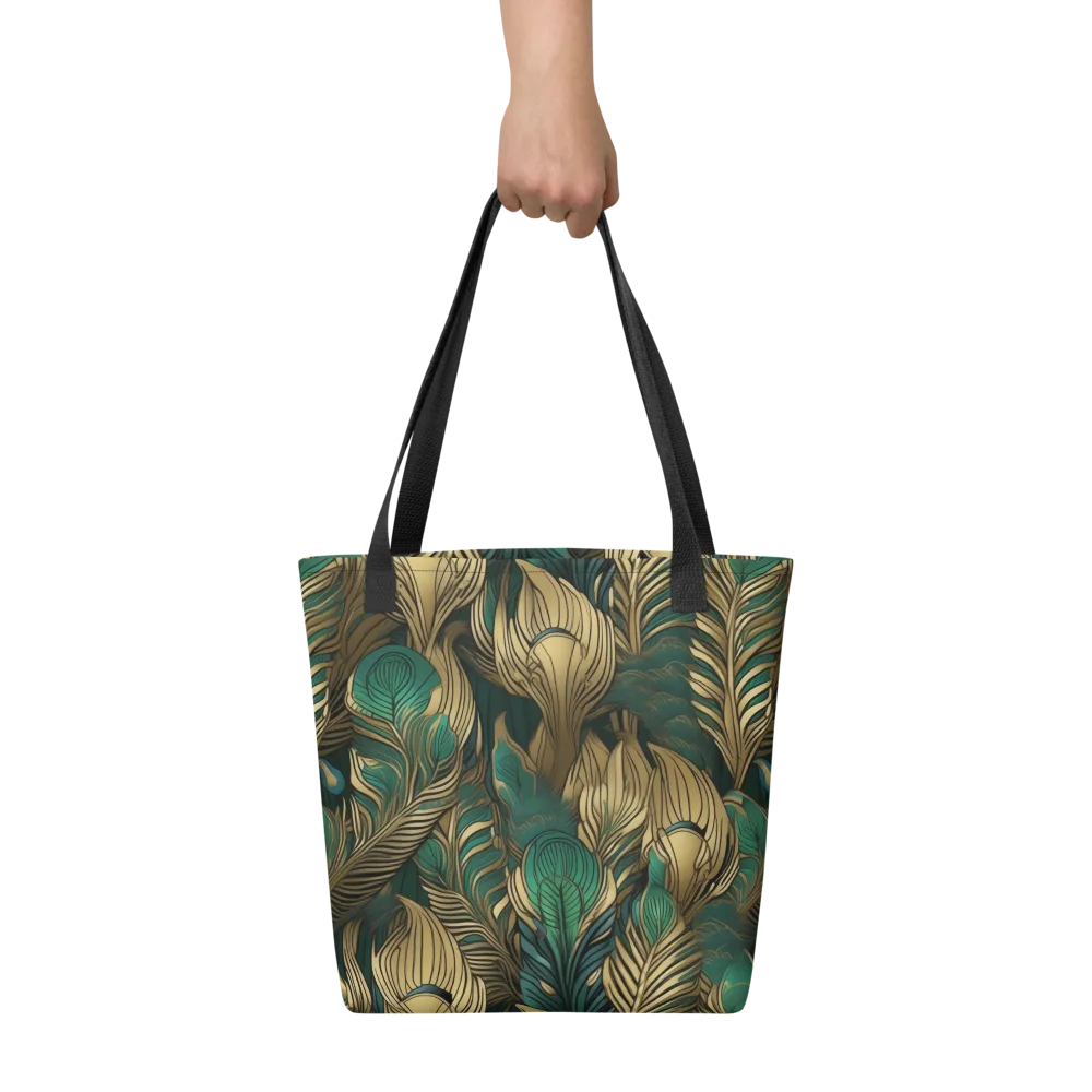 Jade Baroque on Tote Bag — Front