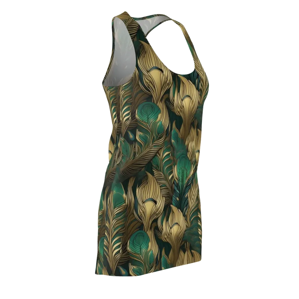 Jade Baroque on Racerback Dress — Front Side