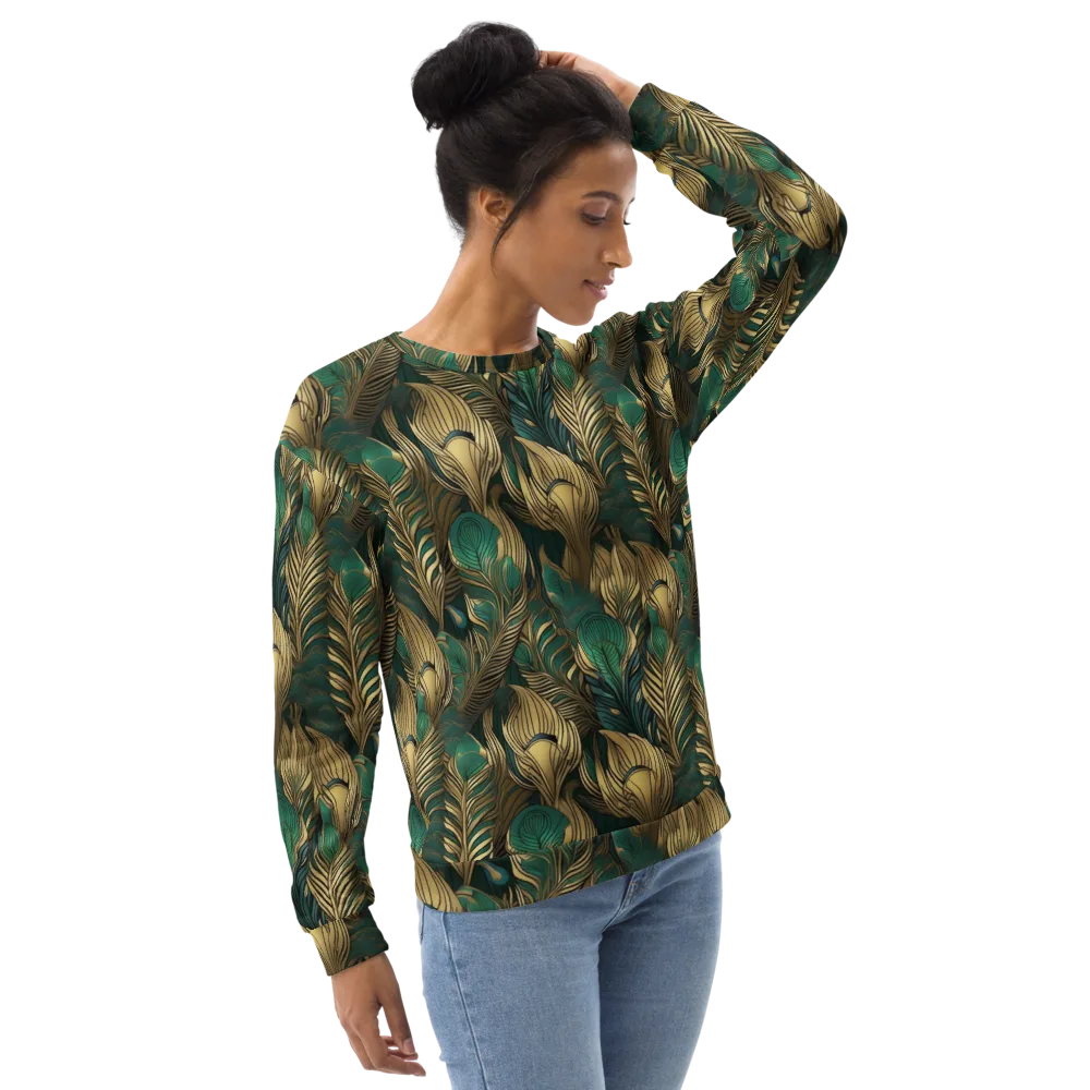 Jade Baroque on Sweatshirt — Right Front
