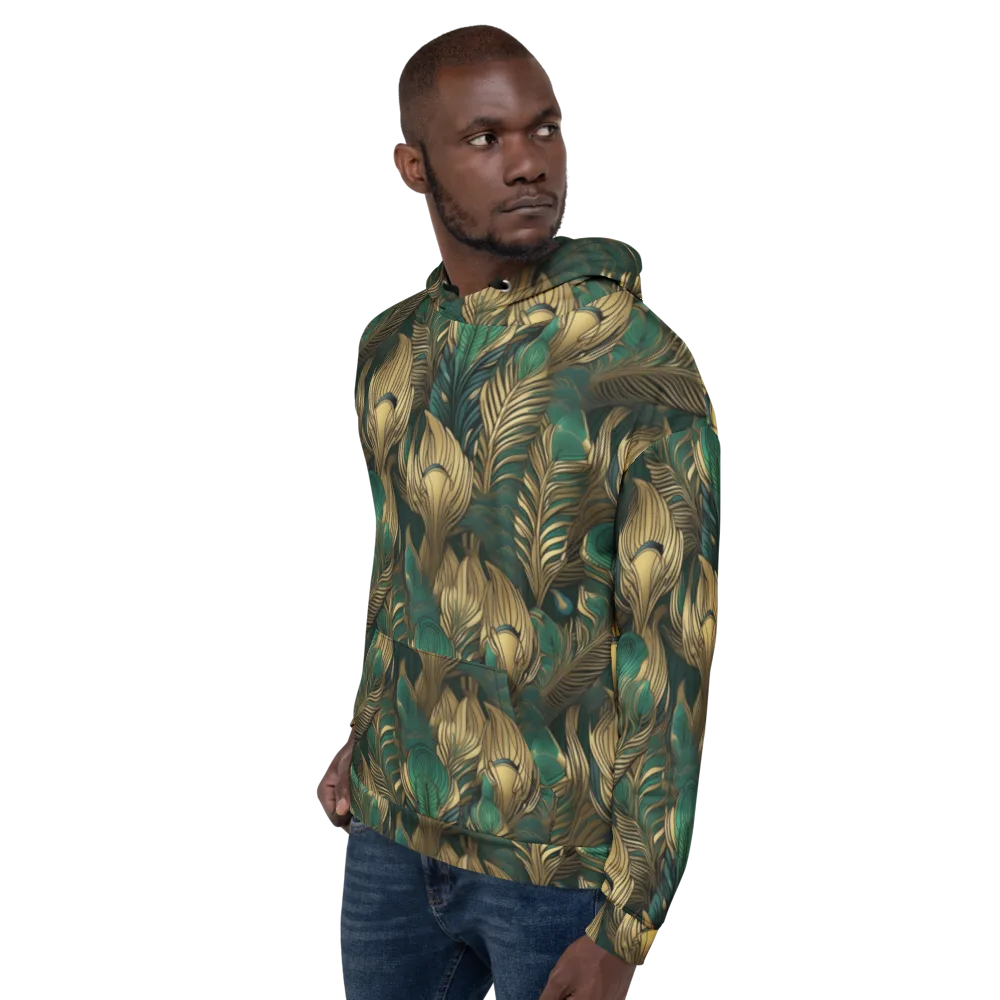 Jade Baroque on Hoodie — Left