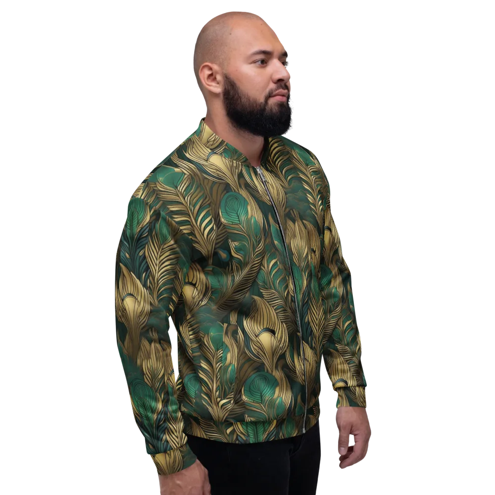 Jade Baroque on Bomber Jacket — Right