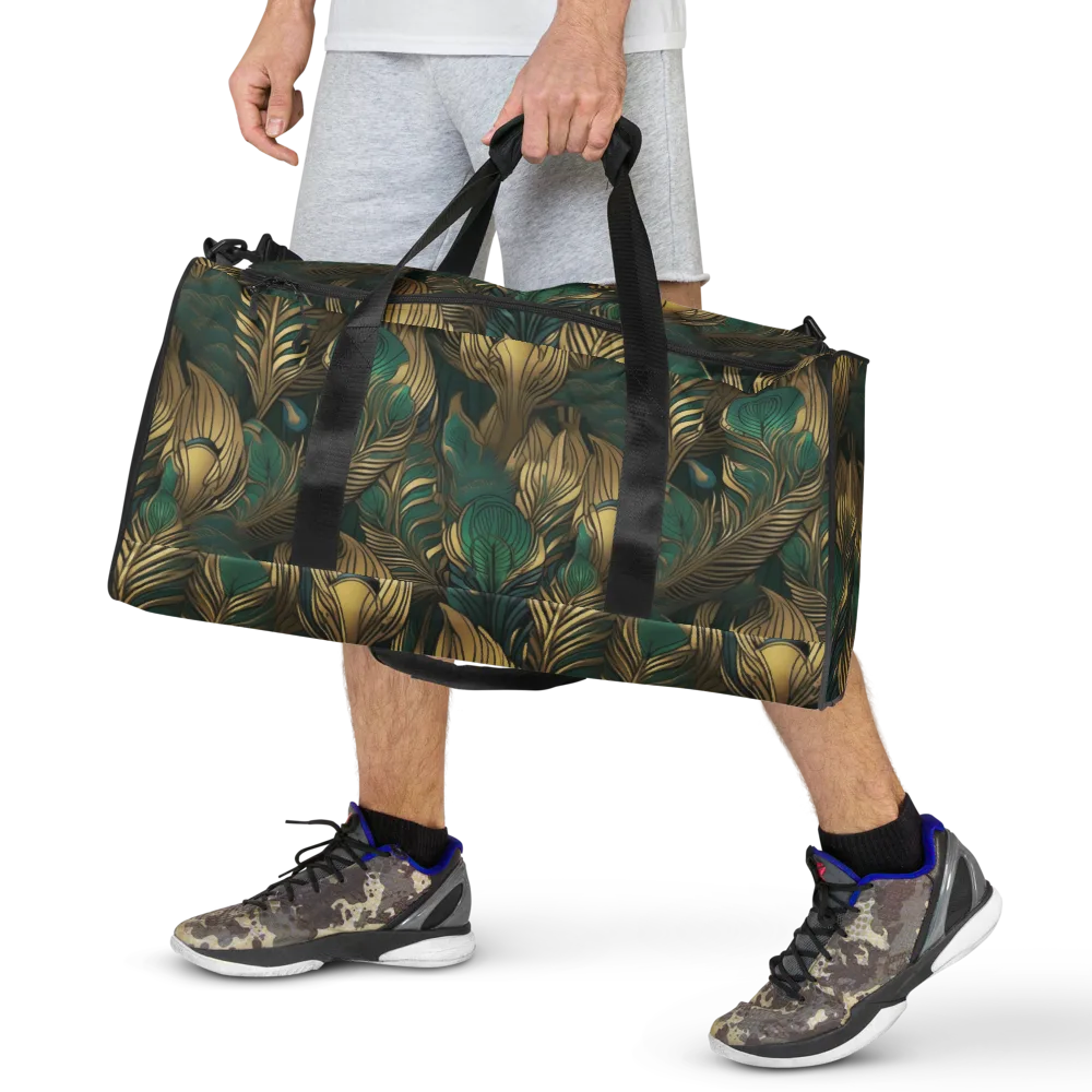 Jade Baroque on Duffle Bag — Front