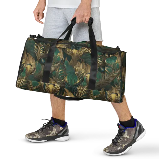 Jade Baroque on a Duffle Bag