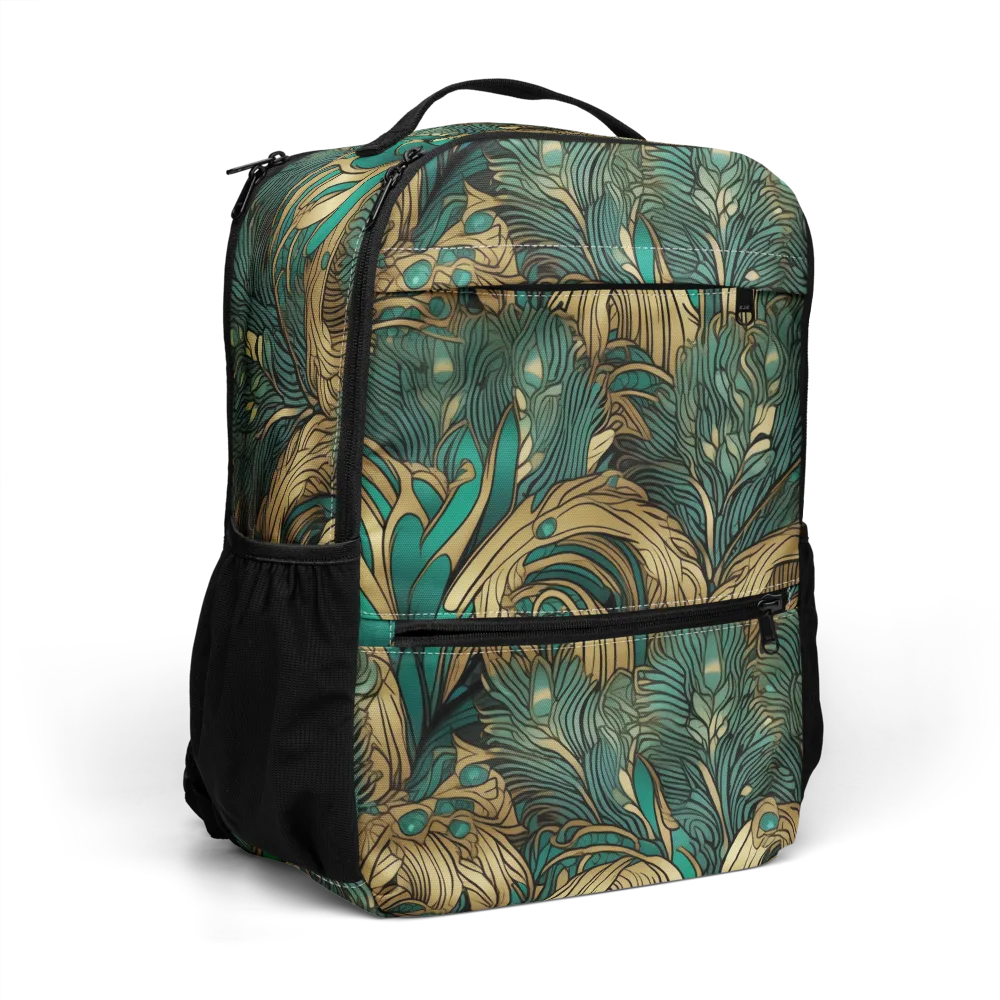 Art Nouveau Canopy on Utility Backpack — Right Front