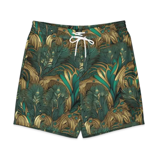 Art Nouveau Canopy on a Men's Board Shorts