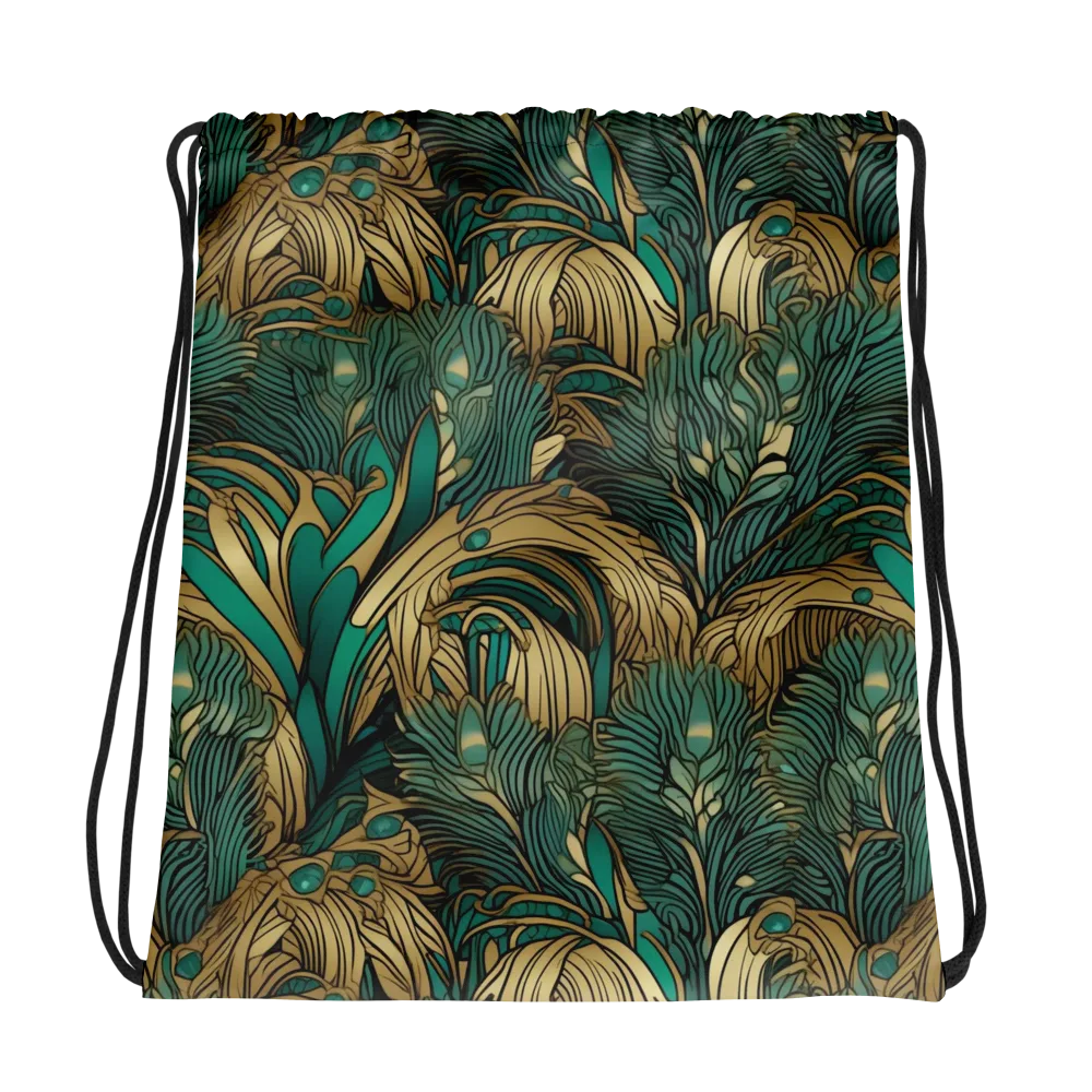 Art Nouveau Canopy on Drawstring Bag — Photo