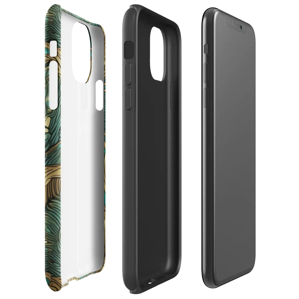 Art Nouveau Canopy on Tough Case for iPhone® — Right