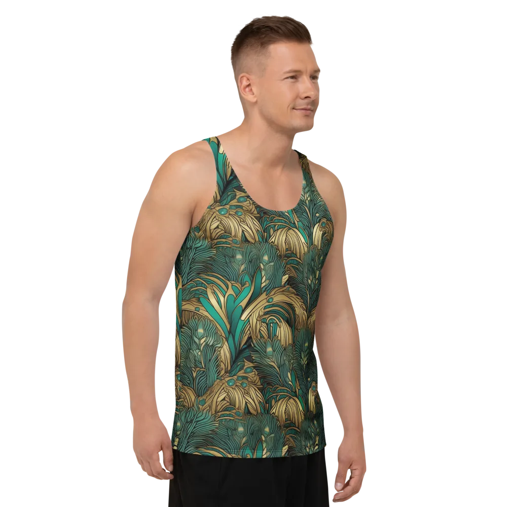 Art Nouveau Canopy on Men's Tank Top — Right Front