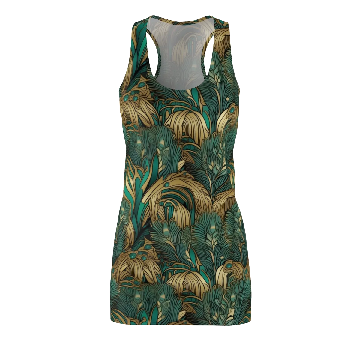 Art Nouveau Canopy on Racerback Dress — Front