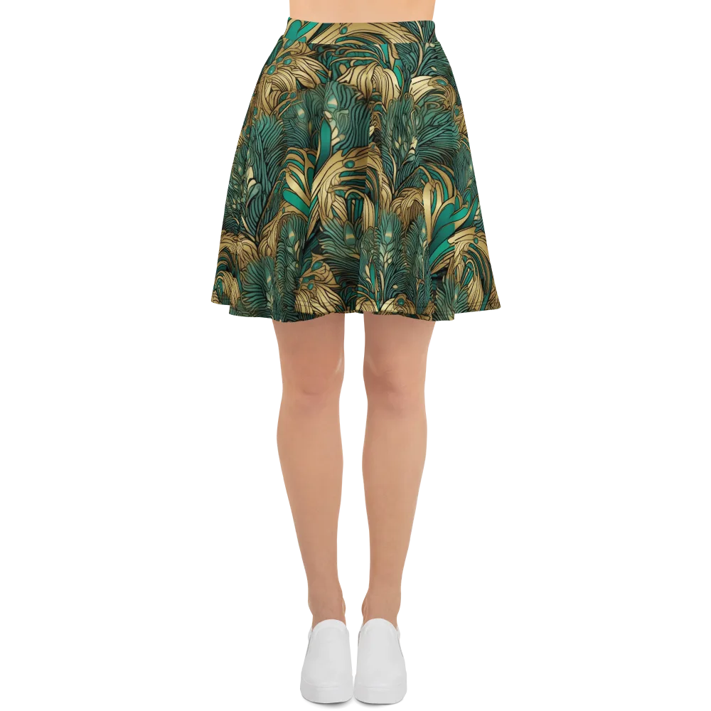 Art Nouveau Canopy on Skater Skirt — Front