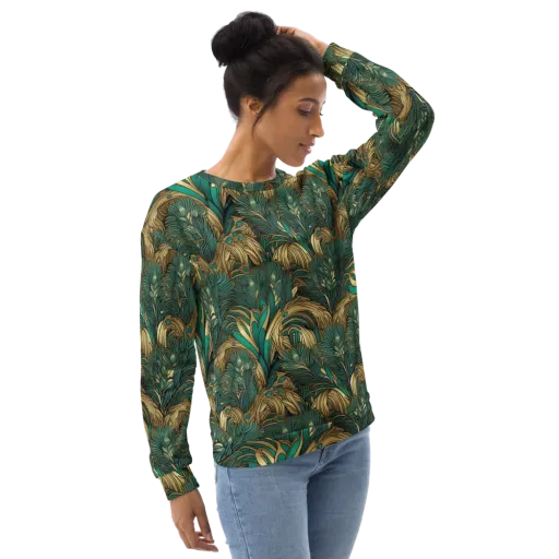 Art Nouveau Canopy on a Sweatshirt