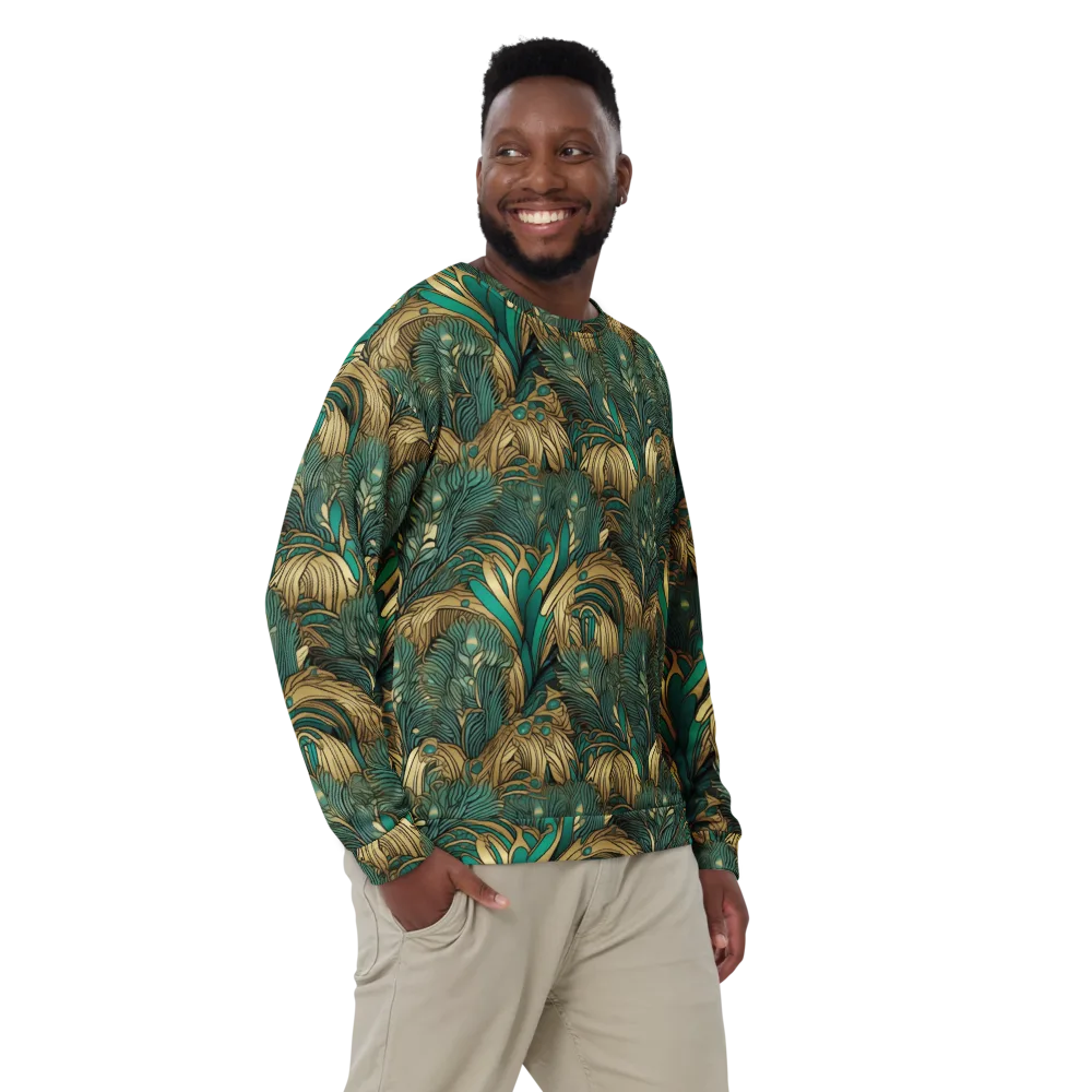 Art Nouveau Canopy on Sweatshirt — Front