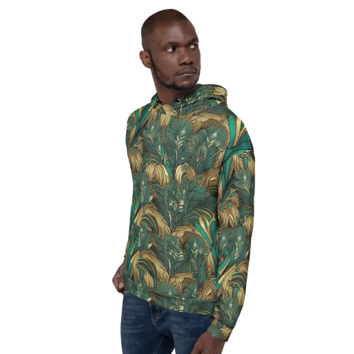 Art Nouveau Canopy on a Hoodie