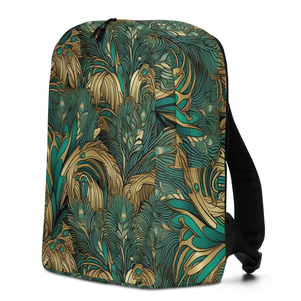 Art Nouveau Canopy on Minimalist Backpack — Left