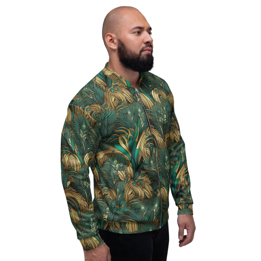 Art Nouveau Canopy on Bomber Jacket — Right