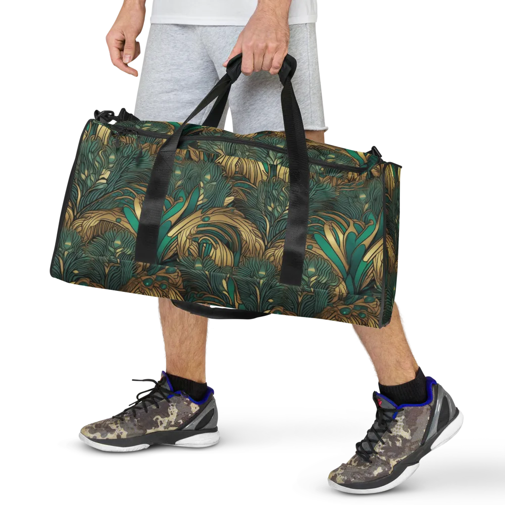 Art Nouveau Canopy on Duffle Bag — Front